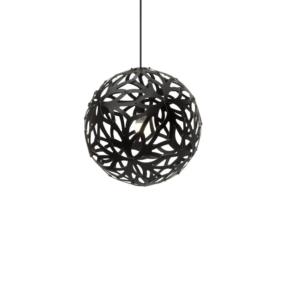 David Trubridge Floral Pendelleuchte Ø 40cm schwarz 2 Seiten