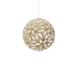 David Trubridge Floral Pendelleuchte Ø 40cm weiß 1 Seite