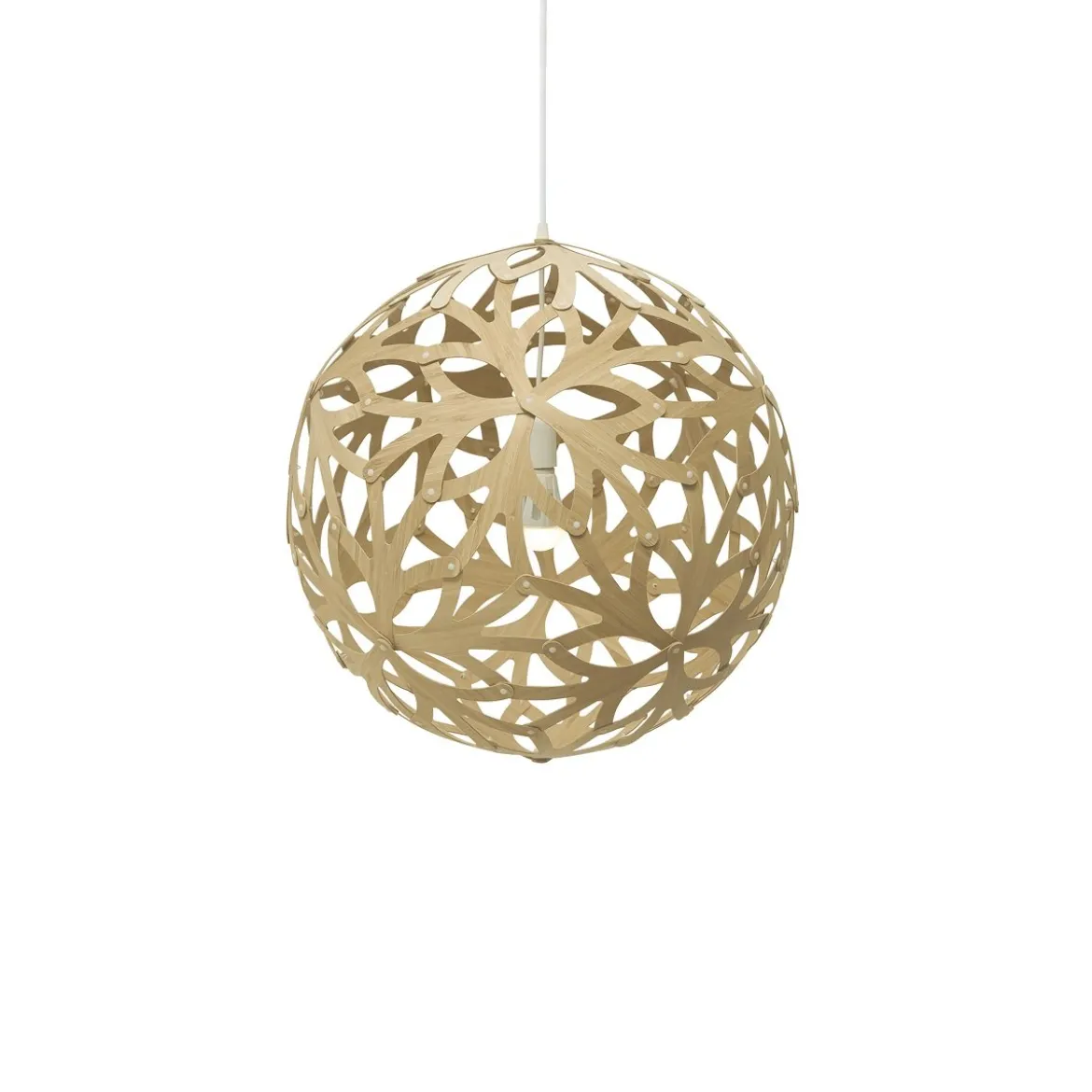 David Trubridge Floral Pendelleuchte Ø 60cm bambus