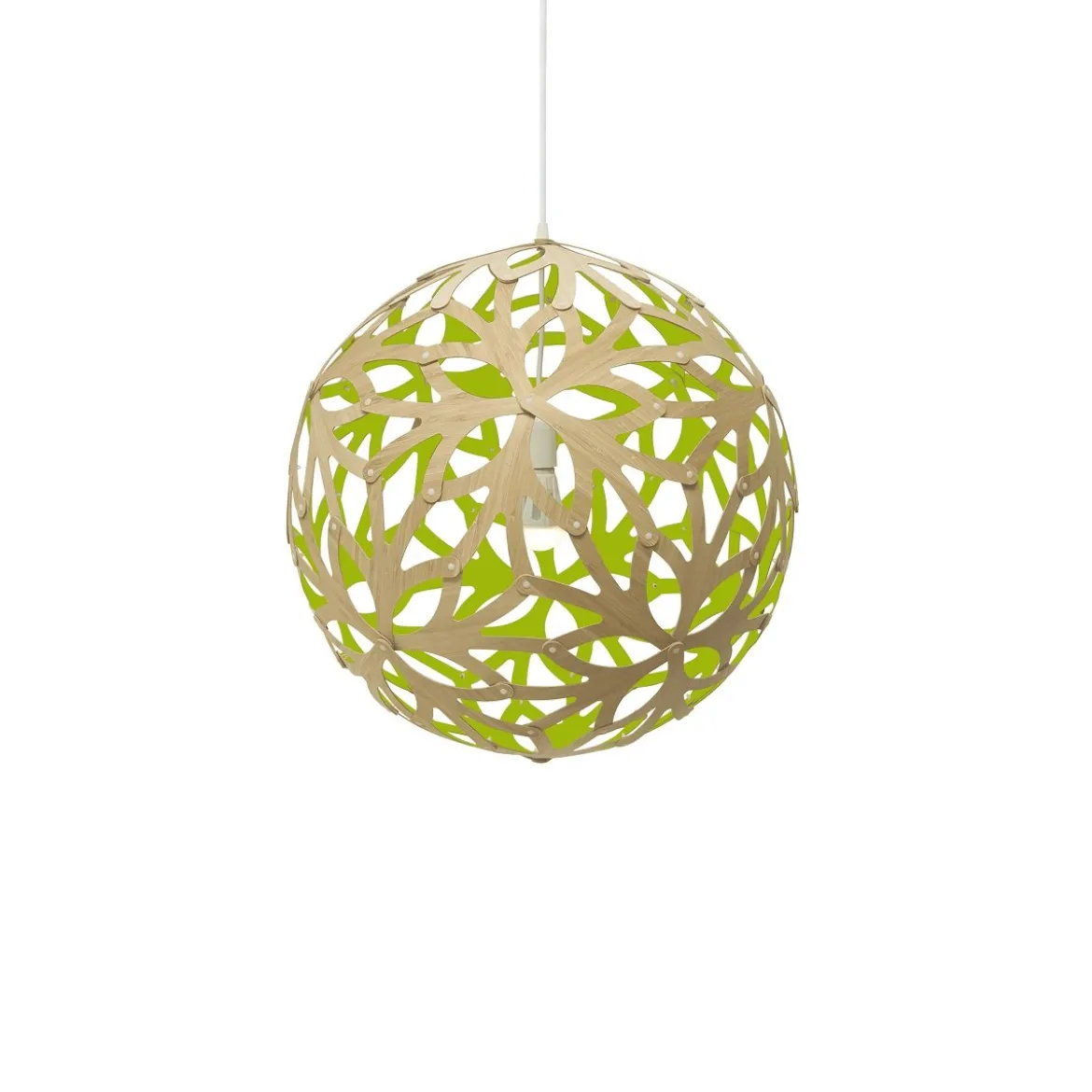 David Trubridge Floral Pendelleuchte Ø 60cm limette