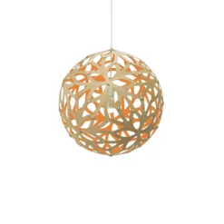 David Trubridge Floral Pendelleuchte Ø 60cm orange