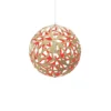 David Trubridge Floral Pendelleuchte Ø 60cm rot