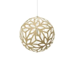 David Trubridge Floral Pendelleuchte Ø 60cm weiß 1 Seite