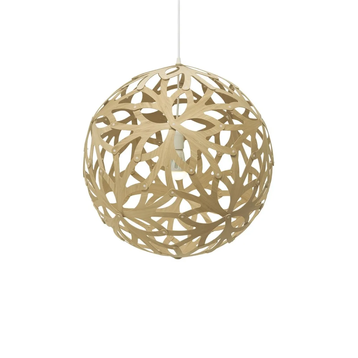 David Trubridge Floral Pendelleuchte Ø 80cm bambus