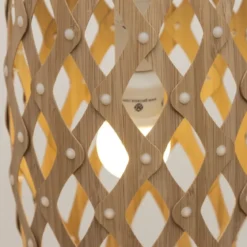 David Trubridge Hinaki Pendelleuchte 140 cm bambus