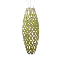 David Trubridge Hinaki Pendelleuchte 140 cm limette