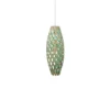David Trubridge Hinaki Pendelleuchte 50 cm aqua