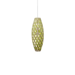 David Trubridge Hinaki Pendelleuchte 50 cm limette