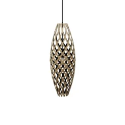 David Trubridge Hinaki Pendelleuchte 90 cm Innen schwarz