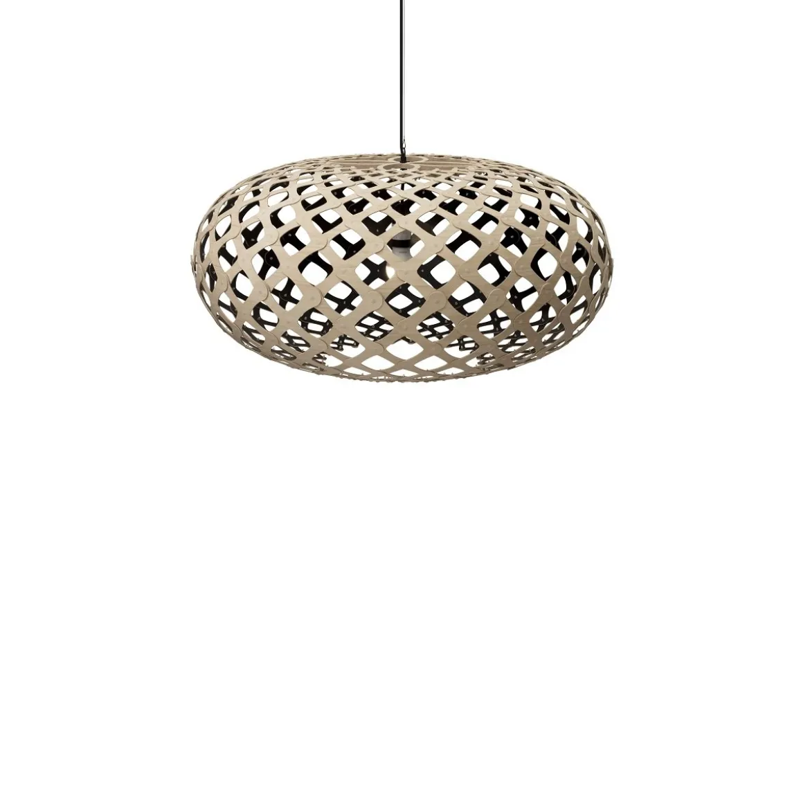 David Trubridge Kina Pendelleuchte Ø 80cm Innen schwarz