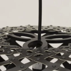 David Trubridge Kina Pendelleuchte Ø 100cm schwarz 2 Seiten