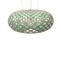 David Trubridge Kina Pendelleuchte Ø 140cm aqua