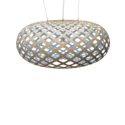 David Trubridge Kina Pendelleuchte Ø 140cm blau