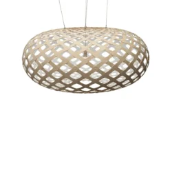 David Trubridge Kina Pendelleuchte Ø 140cm weiß 1 Seite