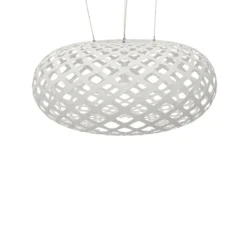 David Trubridge Kina Pendelleuchte Ø 140cm weiß 2 Seiten