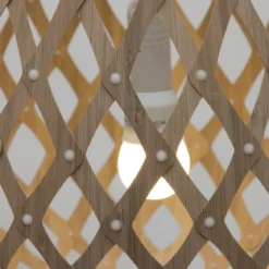 David Trubridge Koura Pendelleuchte 100 cm bambus