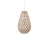 David Trubridge Koura Pendelleuchte 50 cm weiß 1 Seite