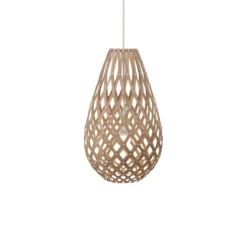 David Trubridge Koura Pendelleuchte 75 cm bambus