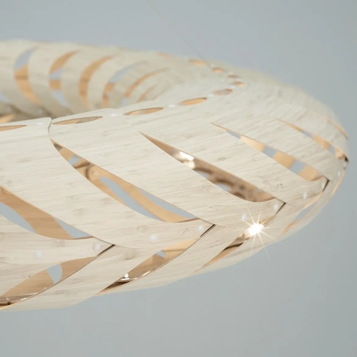 David Trubridge Maru Pendelleuchte Ø 110cm bambus