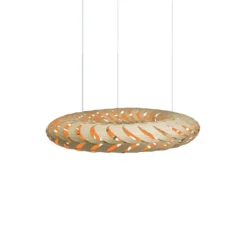 David Trubridge Maru Pendelleuchte Ø 110cm orange