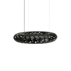 David Trubridge Maru Pendelleuchte Ø 110cm schwarz 2 Seiten