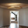 David Trubridge Navicula medium Pendelleuchte 90 cm weiß 2 Seiten
