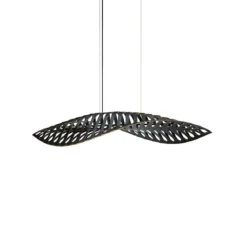 David Trubridge Navicula small Pendelleuchte 57 cm schwarz 2 Seiten