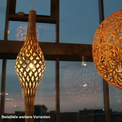 David Trubridge Nikau Pendelleuchte bambus
