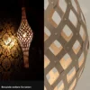 David Trubridge Nikau Pendelleuchte limette