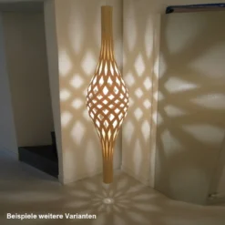 David Trubridge Nikau Pendelleuchte limette