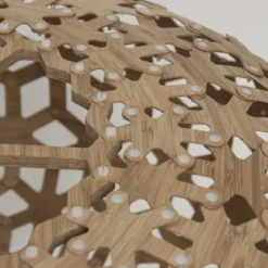 David Trubridge Snowflake Pendelleuchte Ø 100cm bambus