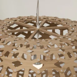 David Trubridge Snowflake Pendelleuchte Ø 100cm bambus