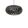 David Trubridge Snowflake Pendelleuchte Ø 100cm schwarz 2 Seiten