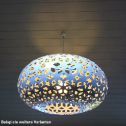 David Trubridge Snowflake Pendelleuchte Ø 100cm weiß 2 Seiten