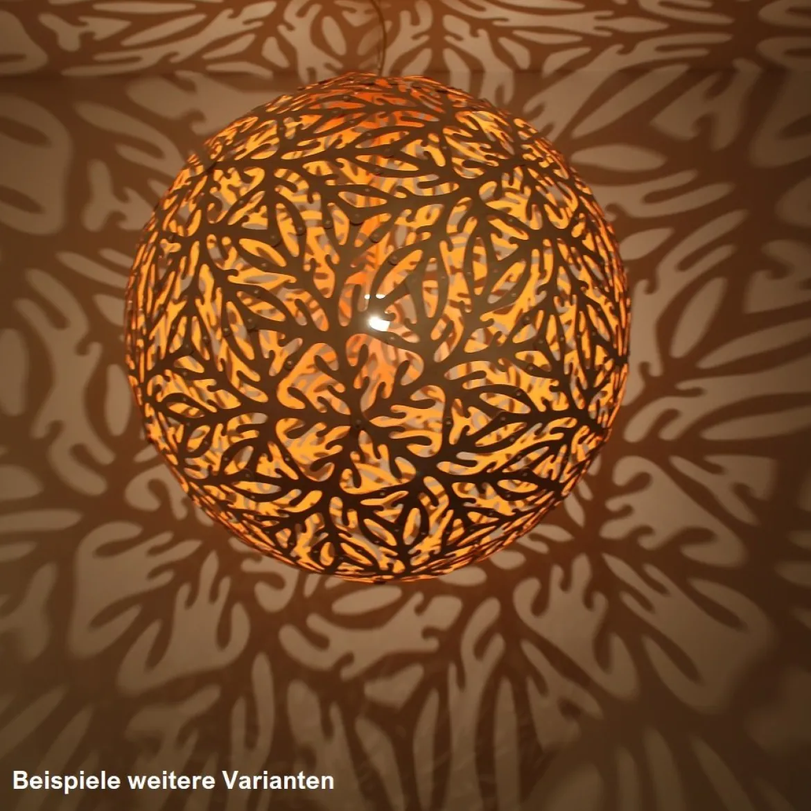 David Trubridge Sola Pendelleuchte Ø 80cm aqua