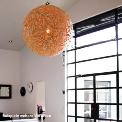 David Trubridge Sola Pendelleuchte Ø 80cm bambus
