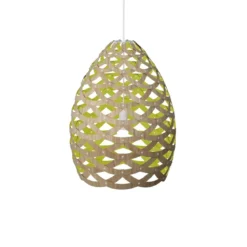 David Trubridge Tui large Pendelleuchte Ø 76 cm limette
