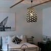 David Trubridge Tui large Pendelleuchte Ø 76 cm weiß 1 Seite