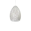 David Trubridge Tui medium Pendelleuchte Ø 54 cm weiß 2 Seiten