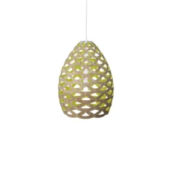 David Trubridge Tui small Pendelleuchte Ø 40 cm limette