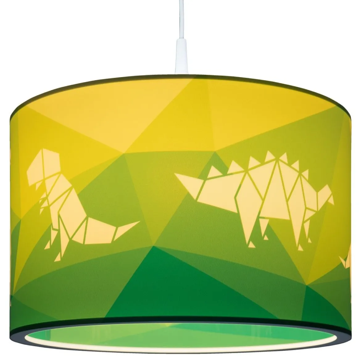 Elobra 139677 Hängeleuchte Dinopoly grün 40cm