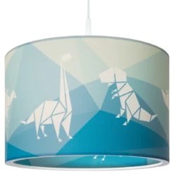 Elobra 139868 Hängeleuchte Dinopoly blau 40cm E27