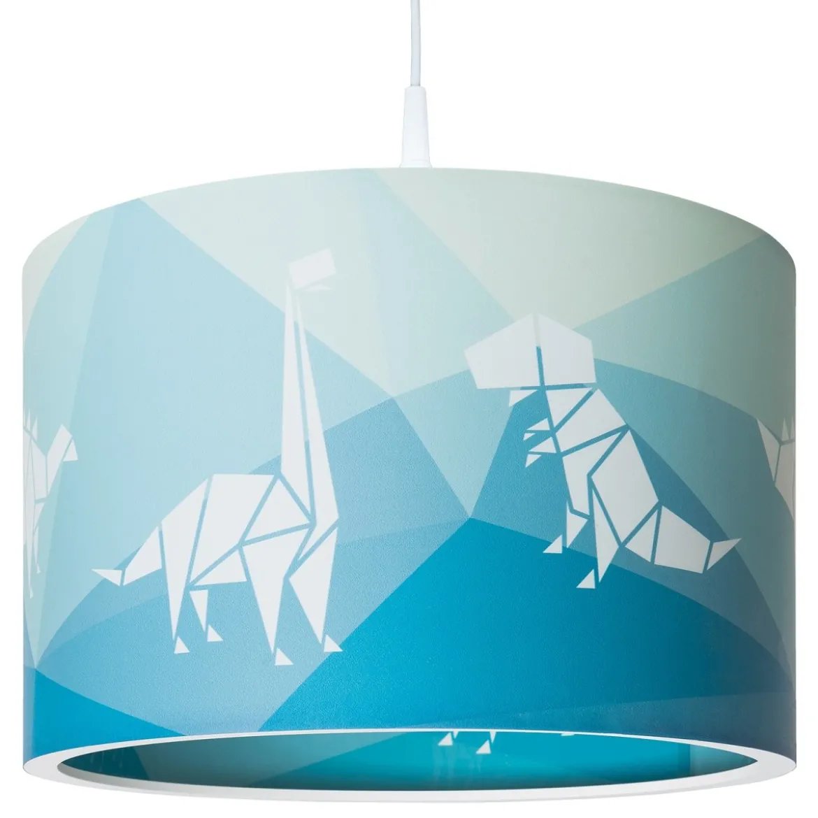 Elobra 139868 Hängeleuchte Dinopoly blau 40cm E27
