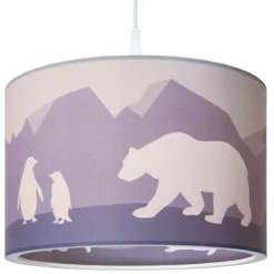 Elobra 139561 Hängeleuchte Scandi Antarktis lila 40cm