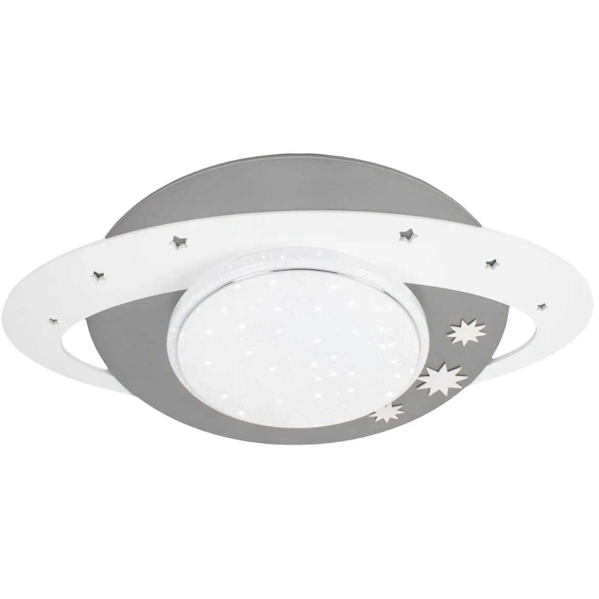 Elobra 137147 LED Deckenleuchte Saturn Starlight silber weiß 3000-5000K
