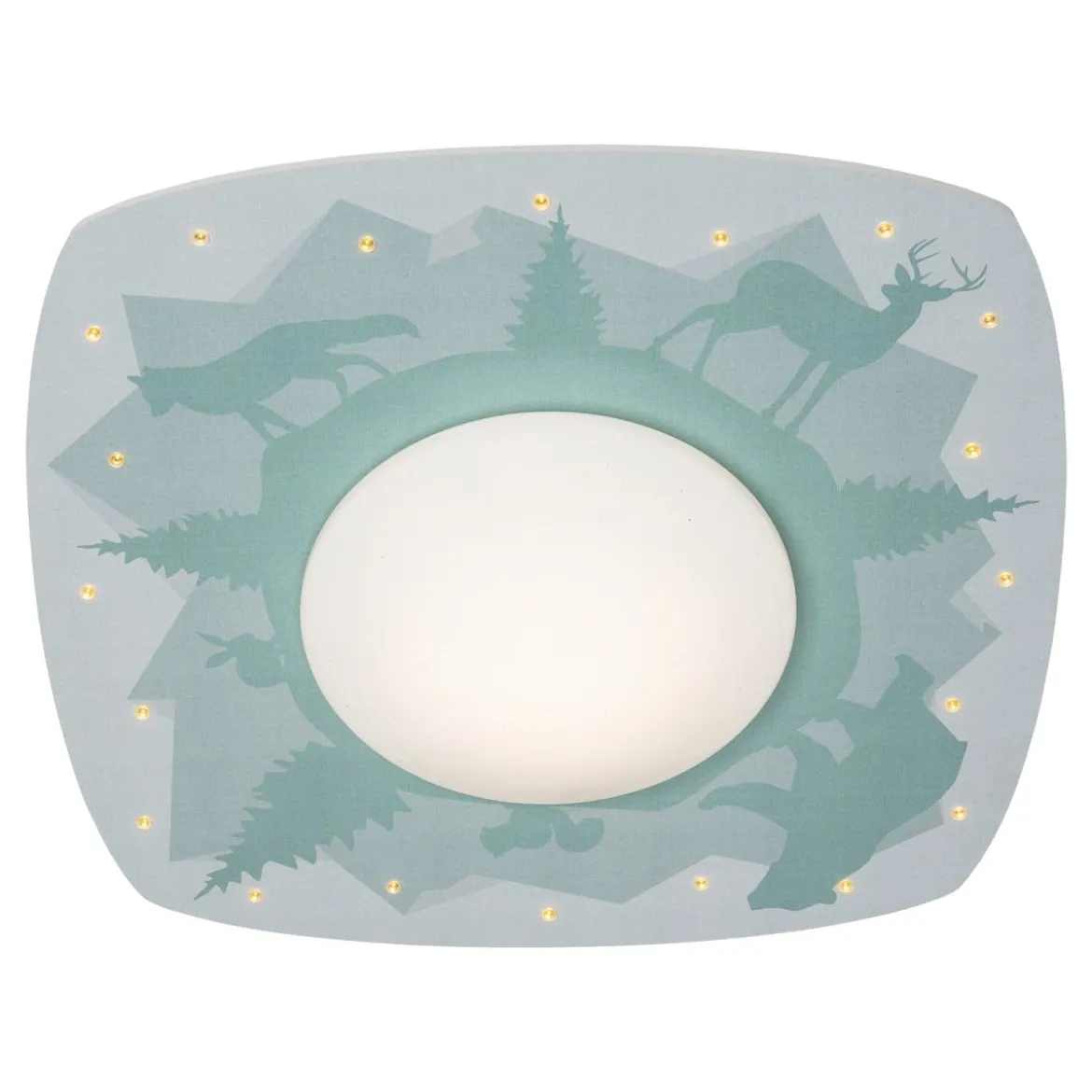 Elobra 139554 LED Deckenleuchte Scandi Wald mintgrün 3000K