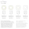 Elobra 139592 LED Deckenleuchte Scandi Antarktis lila 3000K