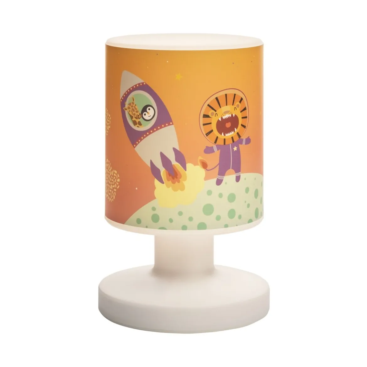 Elobra 140987 LED Tischleuchte Akkuleuchte Little Astronauts Escape orange lila