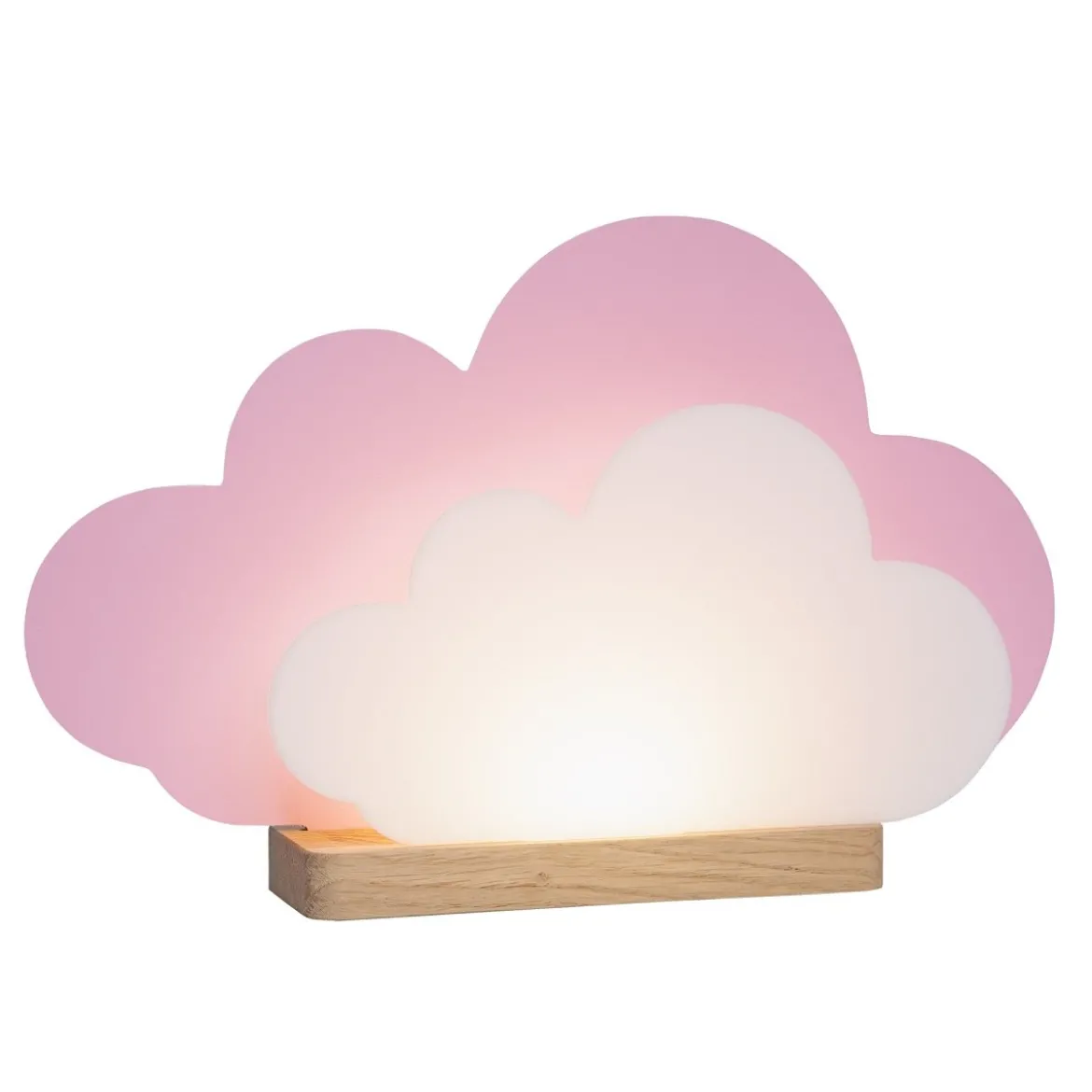 Elobra 139820 LED Tischleuchte Stecksystem Wölkchen rosa warmweiß
