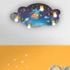 Elobra No. 138380 Deckenleuchte Bildwolke Little Astronauts Space Mission 5-flammig Blau